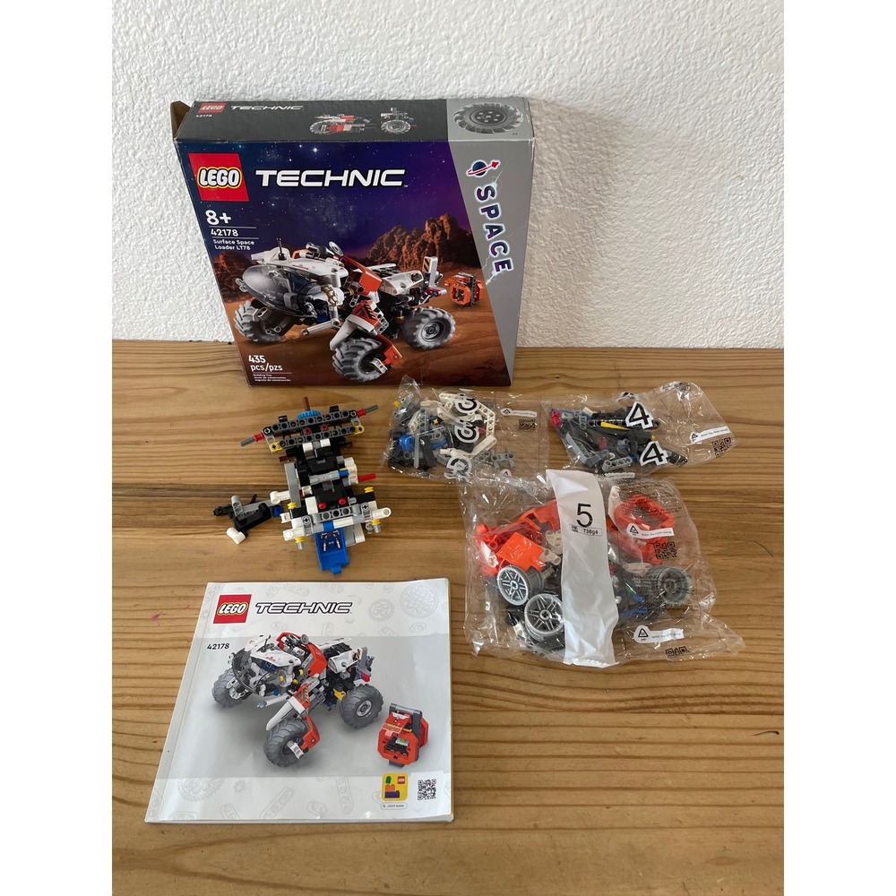 LEGO TECHNIC: Surface Space Loader LT78 (42178) w/ Box Instruction Booklet Used